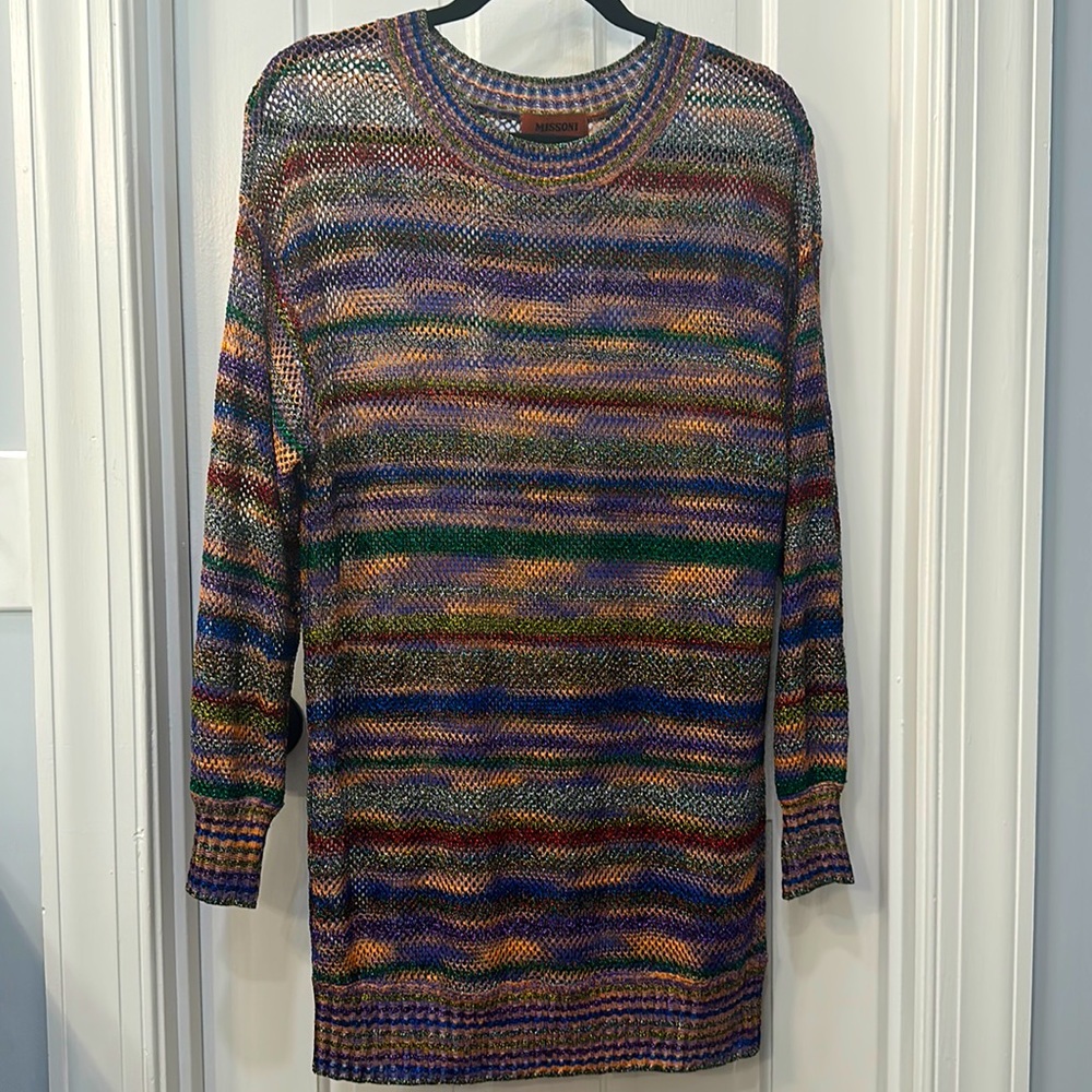 Missoni Metallic Open Knit Dress or Tunic